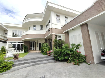 ให้เช่าคฤหาสน์ 2ชั้น240วา750ตร.ม 6ห้องนอน 6ห้องน้ำเฟอร์ครบ ถนนลาด