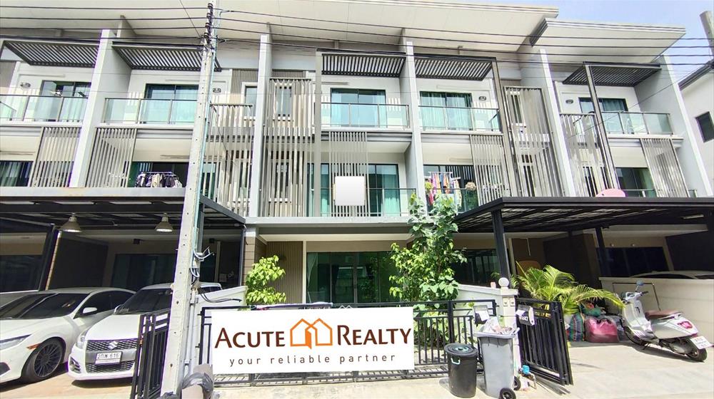 ขายทาวน์เฮ้าส์ 3 ชั้น หมู่บ้านทาวน์อเวนิว เมิร์จ รัตนาธิเบศร์