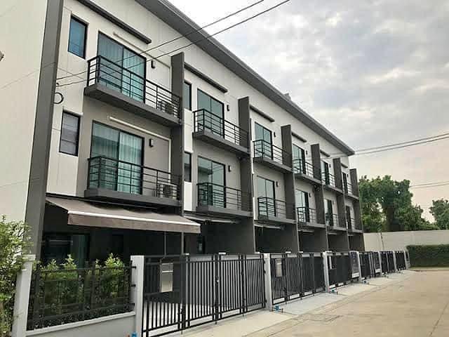 BH1908 ให้เช่าทาวโฮม 3ชั้น หมู่บ้านกลางเมือง ราชพฤกษ์-พระราม5 ที่ดิน 17 ตร.ว 