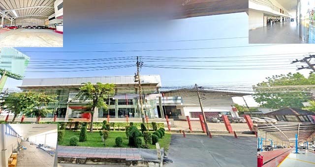 MRT หลักสี่ ให้เช่า ริมถนนวิภาวดีรังสิต41-80  โชว์รูมอาคารสำนักงาน 3 ชั้น  2ไร่ 2งาน 2600ตรม. โชว์รูมรถ 3น้ำ จอดรถได้หลายคัน 