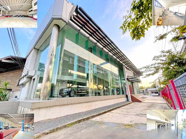 ริมถนนวิภาวดีรังสิต41-80 โชว์รูมอาคารสำนักงาน 3 ชั้น  2ไร่ 2งาน 2602ตรม.MRT หลักสี่ ให้เช่า โชว์รูมรถ 3น้ำ จอดรถได้หลายคัน 