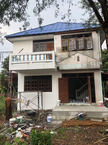 ขายบ้านเดี่ยว ต.บางเลน อ.บางใหญ่ 100 วา แหล่งเจริญ  นนทบุรี เนื้อที่ ราคาคุยได้ค่ะ