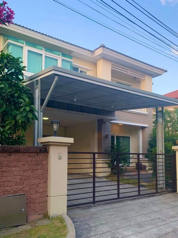 HR1117ให้เช่าบ้านเดี่ยว2ชั้น หมู่บ้านคาซ่าแกรนด์รัตนาธิเบศร์-ราชพฤกษ์ ตกแต่งพร้อมอยู่ เดินทางสะดวก
