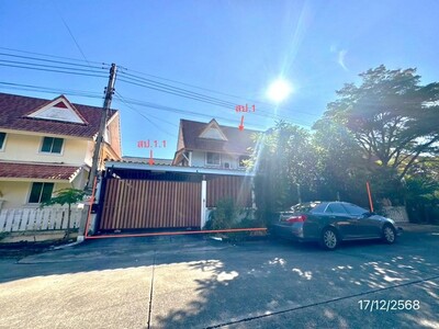 ขายบ้านเดี่ยว เก้าพอเพียง ธัญบุรี ปทุมธานี  ใกล้โลตัส รังสิต คลอง