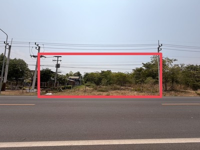 ทำเลทอง ติดถนนหลัก  ขายที่ดินสวย 3 งาน ติด "คุณนายบ้านนา โฮมสเตย์