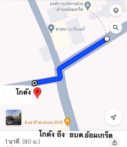 ให้เช่า โกดัง  ใกล้ อบต. อ้อมเกร็ด  เช่าระยะสั้น  6  เดือน T.0814164142      
