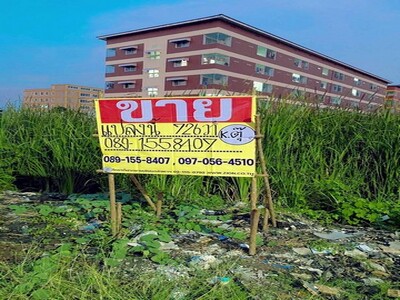ขายด่วนที่ดินจัดสรรแล้ว  ขายรวม 726  ตร.วา ซ.สุเหร่าเขียว  บางบัว