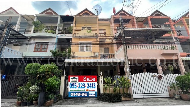 ทาวน์เฮ้าส์ 3 ชั้น ติวานนท์ ซอย 3 พิชยนันท์ 15 ทำเลดี ราคาถูก ใกล้ MRT กระทรวงสาธารณะสุข