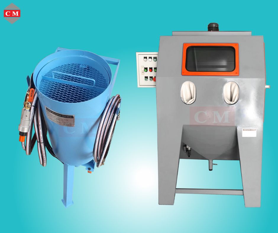 ถังพ่นทรายกลางแจ้ง ระบบ Suction ลอกผิว ลอกสนิม ทำความสะอาดแม่พิมพ์ ทรายพ่น