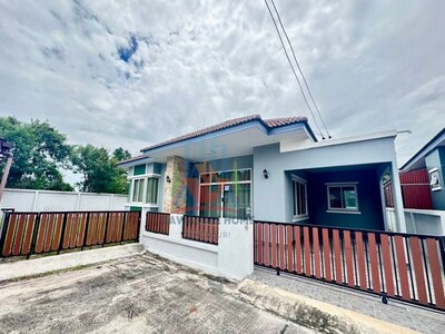 ขายและให้เช่าบ้านเดี่ยวใหม่หลังใหญ่ ตกแต่งเฟอร์ให้ครบพร้อมอยู่เลย