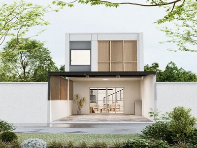 ขายทาวน์เฮ้าส์ ชมศิริ (บ้านสวน ซอย 9)  ขนาด 22 ตร.วา  2 ชั้น