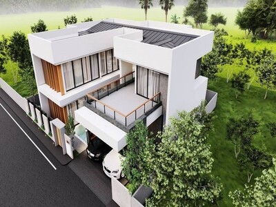 บ้านภูวิลล่าพัทยา ฝั่งทะเล จอมเทียน เดินลงทะเลได้เลย