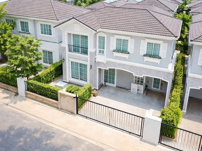 สุขุมวิท113 บ้านหรูหรา 2ชั้น 4นอน BTS สำโรง 800ม. วัดด่านสำโรง 3น