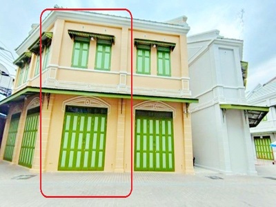 อาคารพาณิชย์ 2.5ชั้นรีโนเวทใหม่  ใจกลางเยาวราช  ตลาดสำเพ็ง 300 ม.