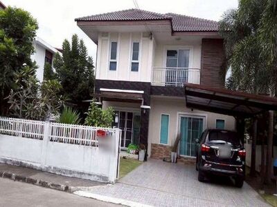 ขาย 5.2 ล้าน #ป่าแดด - #แม่เหียะ บ้านสวย 2 ชั้น พื้นที่สีเขียวรอบ