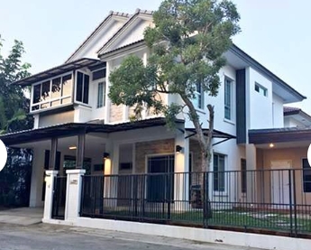 ขายบ้านเดี่ยว 2 ชั้น หมู่บ้านมัณฑนา ชัยพฤกษ์ แจ้งวัฒนะ มี 5 ห้องนอน 5ห้องน้ำ เนื้อที่ 63 ตรว พื้นที่ 230 ตรม บ้านหันทิศใต้