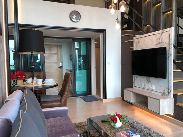 ขายด่วน ! Knightsbridge Duplex Tiwanon   รหัสทรัพย์ TQS05-1244  แบบ  1 ห้งอนอน  1 ห้องน้ำ  ขนาด 38 ตรม. ชั้น 16