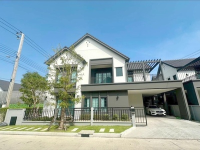 BS988 ขายบ้าน Centro บางนา เฟส 2 หลังมุม ทิศใต้ วิวสวน พร้อมผู้เช