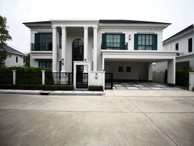 บ้านเดี่ยวหลังมุมให้เช่า ในโครงการเศรษฐสิริ บางนา กม.10 