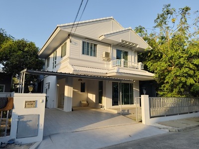 ขายบ้าน  มบ.พฤกษ์ลดา1 ลำลูกกา คลอง4 ราคา3.59M ภายในเดือน ส.ค.เท่า