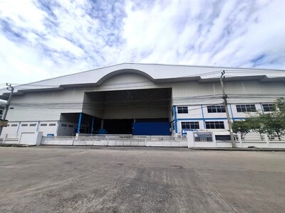 ให้เช่าโรงงานบางเสาธงสมุทรปราการ  พื้นที่สีม่วงอาคารรวม 5,508 ตร.